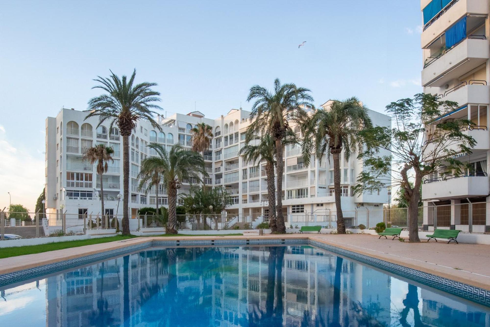 Apartamento En Complejo Residencial Con Piscina Y Garaje A 100M Del Mar Las Canteras  Buitenkant foto